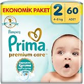 Prima Baby Diaper Premium Care Number 2 60 Economical Pack