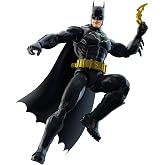 Mattel DC Premier Series Action Figure Batman Stealth Suit 6.5" | Superhero Toy Series 2, Black Suit, 22 Points of Articulati