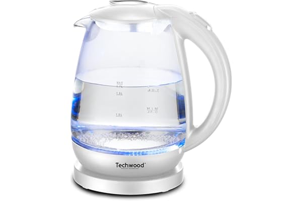 Techwood TB-1701V Bouilloire Electrique Verre
