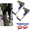 HTTMT- Tree/Pole Climbing Spike Set Safety Belt Strap Rope Adjustable Stainless Steel [P/N: ET-OUTDOOR002-RAW]