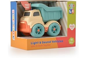 lets be child Dump Truck Toys for Kids Light & Sound Trucks for Toddler | Fun & Safe Car Toy, FDA-Approved, Phthalate-Free, Boosts Creativity | Indoor & Outdoor Play, Boys Girls Baby Toddlers Gifts