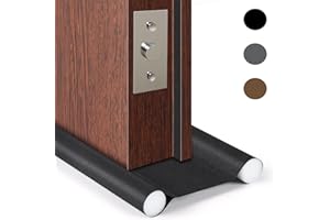 HASA zone Paraspifferi Porta Blindata 9 cm a 10 cm di Spessore, Paraspifferi Sottoporta Blindata con Impermeabile Tessuto Oxford,per Infiltrazione di Polvere, Acqua, Luce, Insetti e Rumore (93cm)