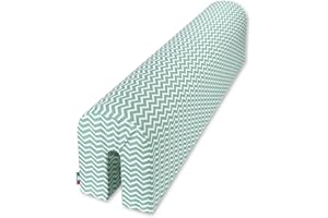 BABYSANITY Baby Sanity Paracolpi Lettino Neonato (90 Cm, Zigzag Verde)