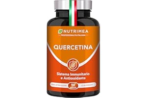 PLASTIMEA QUERCETINA NUTRIMEA I Bromelina I Vitamina C I Sistema Immunitario I Antinfiammatorio I Antiossidante I Integratore Alimentare I 90 Capsule