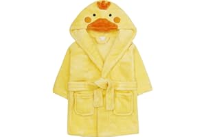METZUYAN LTD Metzuyan Baby Girls & Boys Plush Fleece Animal Dressing Gown 0-24 Months