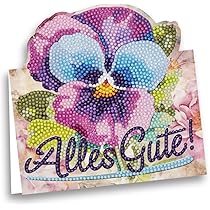 Ideen Mit Herz Diamond-Painting-Kalender | Zum Aufstellen | 21 X 21 Cm | Für Kalenderjahr 2024