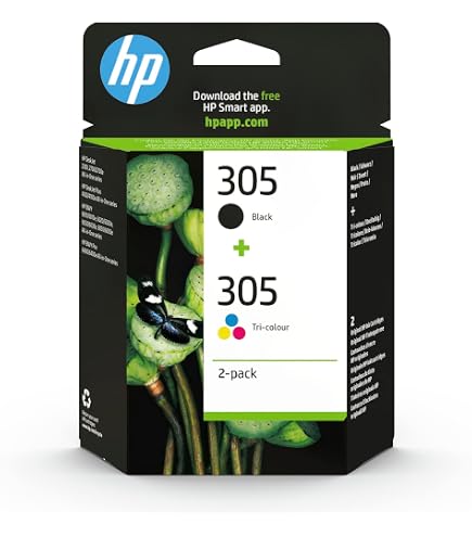 HP 305XL Original Ink Cartridges 2-Pack - Black & Tri-Colour - 6ZA94AE