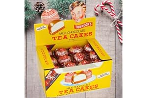 GENERIC Tunnock's Tea Cakes - 36-Pack of Classic Scottish Milk Chocolate-Coated Marshmallow Treats with Crunchy Biscuit Base, Perfect for Christmas, Snacking, and Gifting - 24g Each