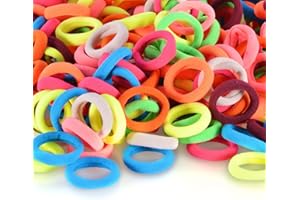 YATEICBC 200 Pcs Élastiques à Cheveux pour Enfants, chouchou bebe fille,elastique cheveux bebe,petits elastiques cheveux,Liens de Cheveux Élastiques Mini Chouchous Coloré pour Enfants Bébé Filles