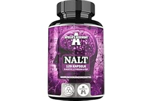 ‎APOLLO'S HEGEMONY N-Acetyl-L-Tyrosin (NALT) hochdosiert 500mg pro Kapsel und Aktives Vitamin B6 (P-5-P) 2mg | 120 Aminosäuren Kapseln | 4 Monate Vorrat | Nahrungsergänzungsmittel | von Apollo’s Hegemony