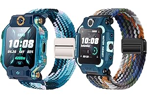 Gittos 2-Piezas Correa Compatible con imoo Watch Phone Z7/Z6/Z1 Niños Sport Pulsera para Chica Chico