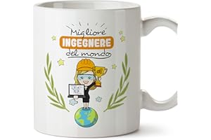 MUGFFINS Tazza Ingegnere (Migliore del Mondo) - Idee Regali Originali Ingegneria