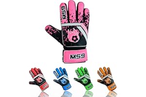 MS9 Kids Boys Children's Junior Football Goalkeeper Sports Soccer Goalie Gloves