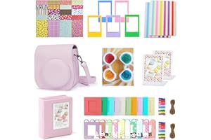 KALDA Akcesoria do aparatów natychmiastowych do Instax Mini 12 (Blossom Pink)