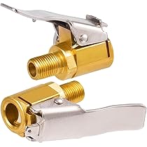 Adattatore Per Gonfiaggio Pneumatici - 2 Pezzi, Con Tubo Flessibile 17.5 Cm, Per Auto, Bici E Camion - Foto 2