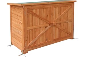 MCombo - Armadio da giardino, in legno