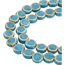 SUNNYCLUE 1 Scatola Da 120 Pezzi Da 8mm Perline Da Calcio Perline