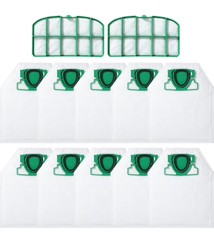 10 Sacchetti Per Folletto, Sacchetti Per Aspirapolvere Vorwerk Folletto, Sacchetto Filtro - Foto 2