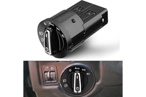 GEAREVER Interruttore per fari con aggiornamento integrato sul modulo sensore di luce per VW Golf 4 Bora Jetta Passat POLO, interruttore automatico della luce 1C0941531A