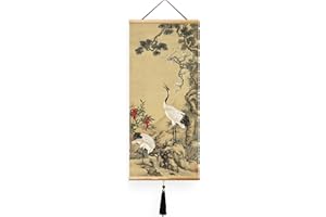 EAPEY Prints Asian Chinese Japanese Scroll Wall Art for Living Room