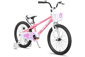 JOYSTAR Pluto 12/14/16/18/20 Pouces pour garçons et Filles âgés de 2 à 11 Ans. Vélo pour Enfants avec Roues d'entraînement et Panier. Plusieurs Couleurs Disponibles.