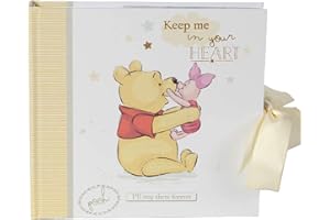 Widdle Gifts Ltd Baby Photo Album 50 x 4" x 6" Winnie the Pooh 1360