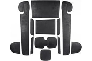 ‎SXCY SXCY Kompatibel mit Suzuki Swift/Sport/Hybrid 2022 Antirutschmatten, Auto Mittelkonsole Gummimatten Getränkehalter Matte Armlehne Aufbewahrungsbox Rutschmatten (Schwarz)