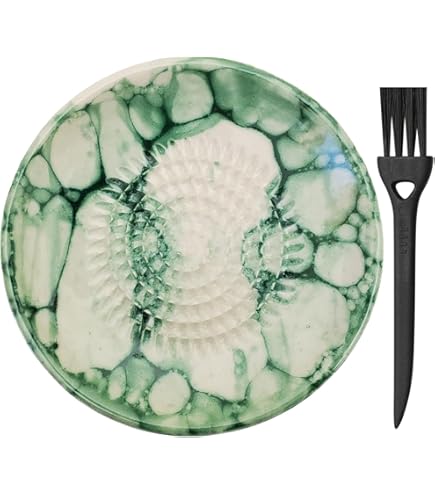 Grattugia In Ceramica Con Appoggio Cucchiaio E Spazzolina - Per Zenzero, Aglio, Cipolla E Formaggio - Foto 2