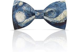 Lanzonia Serie Fashion - Papillon Divertente per Ragazzo, Novità Designer con Modello Arte Bambino Papillon