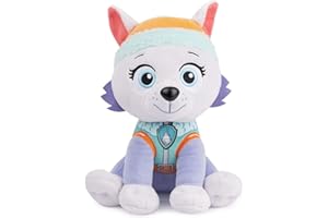 PAW PATROL GUND Everest 23 cm – wysokiej jakości pluszowe zwierzątko do popularnego serialu telewizyjnego, szczegółowe wzornictwo z haftowanymi oczami, od 1 roku życia