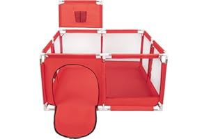 Selonis Recinto Per Bambini SENZA Palline, Rosso