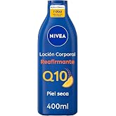 NIVEA Q10 Body Milk Firming (1 x 400ml) Body Moisturizer 72h for Dry Skin, Body Firming Cream with Collagen Boost Complex, Pu