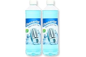 DIE SEIFENBLASE Cleanerist | 2x 1L liquide de recharge pour rasoir Braun Clean & Renew (Series 3/5/7/8/9) – Remplace 20 cartouches CCR – Solution nettoyante efficace pour un rasage frais - (Lemon Fresh)