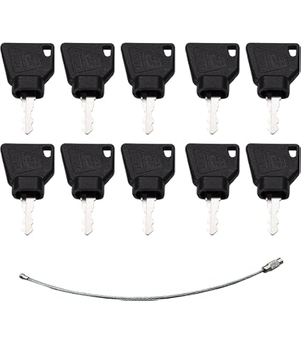 5 Chiavi Avviamento S450 Per Escavatori Case IH, Linkbelt, JCB, Sumitomo - Ricambio 91069