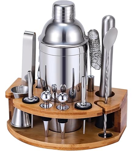 Cocktailshaker, 8-delige cocktailset - 825 ml Boston shaker van