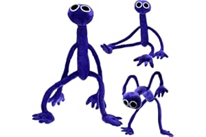 CARROUSEL Rainbow Friends Peluche, Giochi Bambole Pupazzi Rainbow Friends Purple Pupazzo Peluches, Rainbow Friends Anime Figure Bambola di Pezza, Regali di Natale per Bambini e Bambine (Viola)