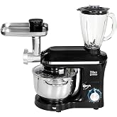 ZLN1772 Pro Şef &Ccedil;ok Fonksiyonlu Stand Mikser (Kıyma Hamur Blender| 5.5L Paslanmaz &Ccedil;elik Kase | 1.5L Cam Blender | 1400W