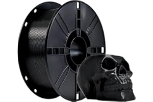 IBOSS Pla Plus (Pla+) Filamento 3d De 1,75 mm, Filamento Pla Plus, PrecisióN Dimensional +/- 0,02 mm, Bobina De 1 Kg (2,2 Lbs) Filamento De ImpresióN 3d Para Impresora 3d, Color Negro