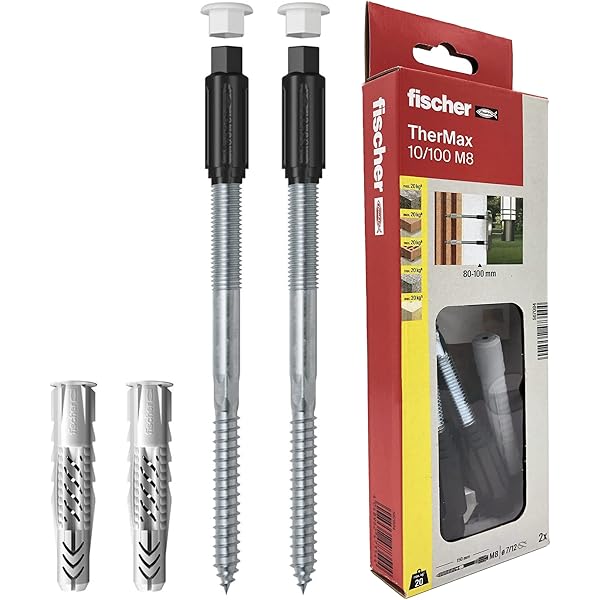 fischer Abstandsmontagesystem TherMax 8/80 M6 (2) für Dämmstoffe 