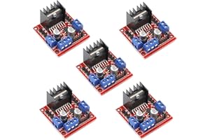 ALMOCN L298N Motor Drive Controller Board DC Dual H-Bridge Robot Stepper Motor Control and Drives Module per Arduino Smart Car Power UNO MEGA R3 Mega2560