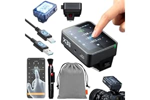 Godox X3 Pro X3PRO-S TTL Funk-Blitzauslöser für Sony, 2.4GHz Wireless X System, Bluetooth & APP Steuerung, Touchscreen, HSS, Shutter Control, USB-C Schnellladung, Kompakter Funk-Trigger