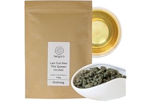 Teapro Lan Gui Ren Oolong 125g | The Queen Orchid Loose Leaf Tea Oolong | Imperial Ground Ginseng Oolong Tea Blend | Mental Clarity & Focus Boosting Ren Shen Oolong Chinese Tea