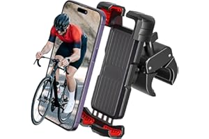 Weinsamkeit Support Telephone Moto, Support Telephone Velo, Universel Porte Vélo du Guidon avec 360° Rotation, Porte Telephone Velo pour iPhone Pro Max Plus, SE, 13 12 Pro Max Mini, 11