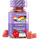 Magnesium Gummies for Children | 546 mg Magnesium Citrate | Novomins | 60 mg Magnesium | Vegan and Gluten Free Supplement | 3