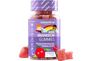 Kids Magnesium Gummies - 546 Mg Magnesium Citrate Providing 60 mg of Magnesium - Alternative to Magnesium Glycinate – 30 Gumm