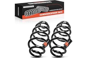 Frankberg 2x Ressorts de suspension Essieu Arrière Compatibles avec A4 8E2 8EC B6 B7 Limousine 2000-2007 Remplacer# 8E0511115CQ