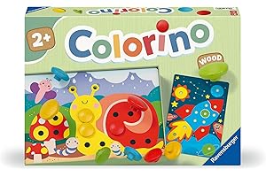 Ravensburger - Colorino, Juegos de Mesa 2 Años o más, Aprender a Colorear, Regalo 2+ años, Juguete para Aprender Colores, Versión en Español
