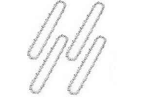 SEESII 8 Inch Chainsaw Chain Replacement - 4 Pack 8'' Chainsaw Saw Chains Fits SEESII APS60, Avhrit 4830, Supstable BLX-168, and More