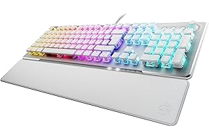Roccat Vulcan II - Mecánica de PC Gaming-Tastatur, Placa de Aluminio y Placa de Aluminio, Blanco