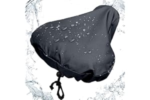 Dificato Bicycle Saddle Rain Cover,Bicycle Seat Cover for Men - Bike Seat Rain Cover with Drawstring, Bicycle Seat Cover Bicycle Saddle Cover Water & Dust Resistant Cushion Cover